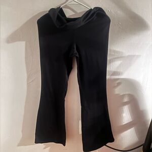 Black Flare Leggings. Never Worn.